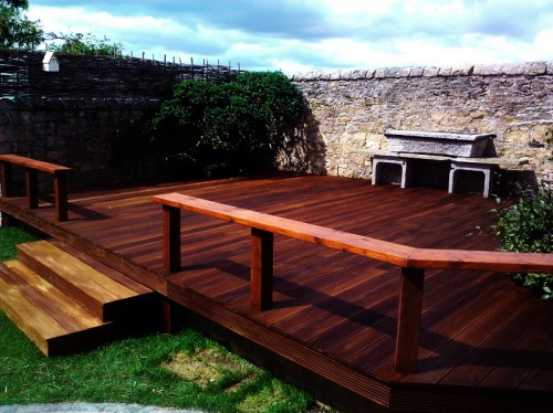 Decking Edinburgh Hardwood decking