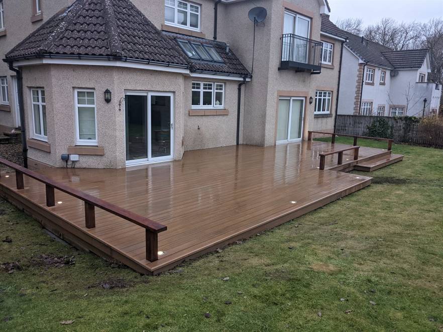 Composite Decking Edinburgh The Garden Construction Company